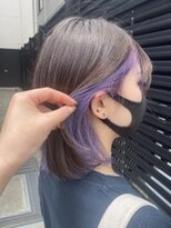 プログレス フレスポ富沢店(PROGRESS) 『inner purple』デザインカラー×インナーカラー