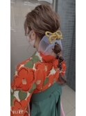 編みおろしアレンジ