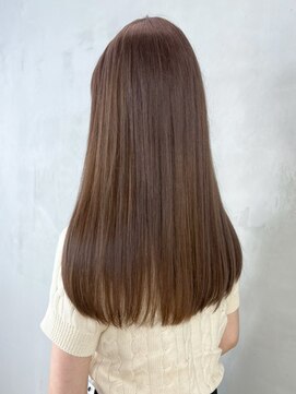 アイティーバイアルバム 八王子店(IT by ALBUM) ベージュロング_グレージュカラーボブウルフ_ba417041