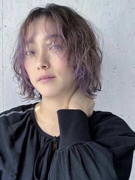 ザヘアメイクシェア(THE -HAIR MAKE SHARE-) 春色グランジヘア☆パーマ女子・くせ毛風パーマ