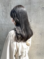 メゾンアクア 表参道(Maison ACQUA)&nbsp;◎ブリーチなし透明感カラー暗めオリーブベージュ