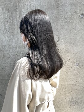 メゾンアクア 表参道(Maison ACQUA) ◎ブリーチなし透明感カラー暗めオリーブベージュ