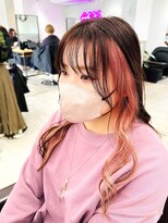 ラッキーヘア 加古川(Lucky Hair)&nbsp;ペールピンクイヤリングカラー【シン】