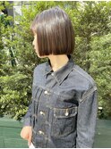 ミニボブ/ボブ/切りっぱなしボブ/暗髪ボブ/20代30代40代/銀座