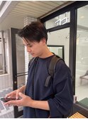 ハイライト波巻きマッシュアップバング束感ショート10