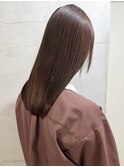 髪質改善×酸性ストレート×ツヤ髪スタイル×ニュアンスカラー