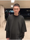 アッシュブラック　フェードカット☆