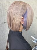 ダブルカラーベージュカラーケアブリーチカラーハイトーンカラー