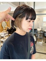 ステイシー(stay she)&nbsp;黒髪 × インナーカラー