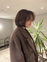 リバレッジ 広尾(Leverage) 海外風重めボブフェイスレイヤー 担当:柴崎