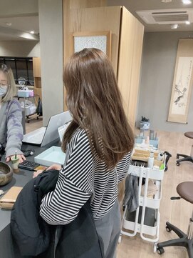 髪ところ 桂月 チャーコールカラー