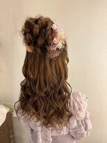 スパイア(SPIRE)&nbsp;ハーフアップお団子☆