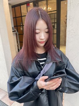 リベルテ(Liberte) 《Liberte》pink brown/レイヤー/うる艶