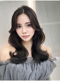 小顔レイヤー 前髪顔周り 髪質改善縮毛