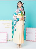 卒業式ヘアセット／袴着付け