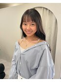 小顔×前髪イメチェン×アンニュイロングヘア