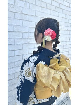 プリーク(preak) 編み込み＋デザインツインスタイル