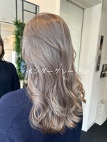 ダブル アンダーバー サロン(W_SALON) 【W_SALON 河原町】ラベンダーグレージュ/透明感カラー