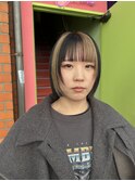 【フロントカラー】お顔周りレイヤーBOB