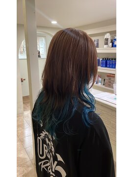 ニュイ 高槻 阪急茨木店(nui) 黒髪ボブルフネビージュ小顔ワンレンスペインカール