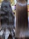 ドゥドゥ ビューティーサロン(DOUDOU BEAUTY SALON)の写真/髪を傷めにくい縮毛矯正ならお任せください！『緩衝剤』で健康で綺麗なストレートヘアを作ります！
