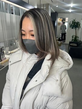 キング 枚方店(K!ng) 縮毛矯正髪質改善ハイライトレイヤーカット枚方美容室エクステ