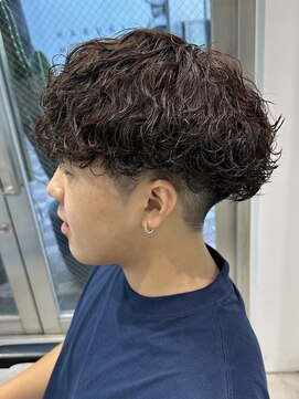 フィフス 天神大名(fifth) 天神波巻きプードルパーマハードスパイラルマッシュメンズ強め