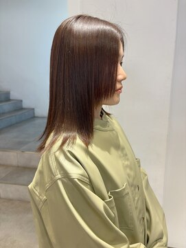 ゼスト パーク(ZEST PARK) 酸性ストレート酸性縮毛矯正オリーブベージュ吉祥寺/宮坂