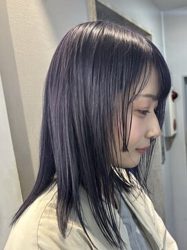 テン バイ アンブルリュクス 池袋(teN +by ambleluxe) ダークラベンダー/髪質改善/池袋