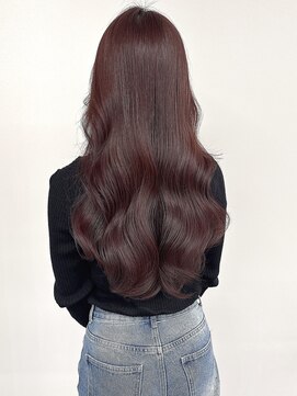 ノウハウ キョウト(KNOWHOW kyoto) チェリーレッド/チェリーピンク/暖色カラー/艶髪ロング