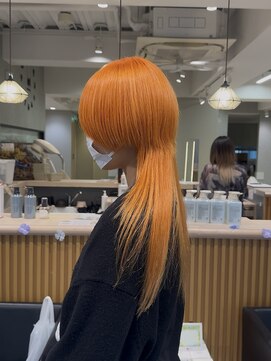 メロウバイケンジ(mellow by KENJE) ブリーチカラー/ダブルカラー/ケアブリーチ