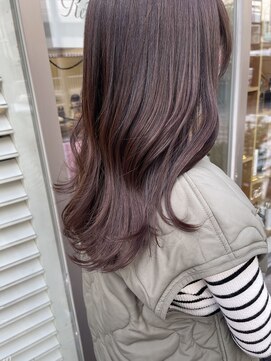 ヒルネ(hirune) ほんのりピンクブラウン