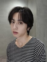 バイフィフス 原宿/表参道(by fifth)&nbsp;原宿フェザーパーマ大人メンズカットセンターパートウルフ30代