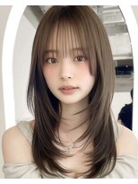 hum 立川【ハム】髪質改善・酸性ストレート・縮毛矯正 ココアベージュ/オリーブグレー/小顔/黒髪[立川/髪質改善]