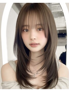 hum 立川【ハム】髪質改善・酸性ストレート・縮毛矯正 ココアベージュ/オリーブグレー/小顔/黒髪[立川/髪質改善]