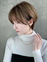 マルツ 銀座(maltu)&nbsp;オリーブベージュシャギーボブ透明感カラー30代40代50代60代銀座