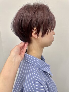 ラウンジ モリオ イケブクロ(Lounge MORIO Ikebukuro) 前髪なしハンサムショート/メンズライクなツーブロックショート