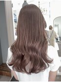 ブリーチなし×ラベンダーベージュ◎20代30代透明感カラー