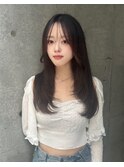 ♪ 韓国顔周り/ハイレイヤーカット/ミディアムレイヤー/銀座52