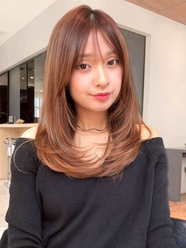 ケーツー エソラ池袋店(K-two) ミディアムレイヤー*顔周りレイヤー*顔周りカット*髪質改善