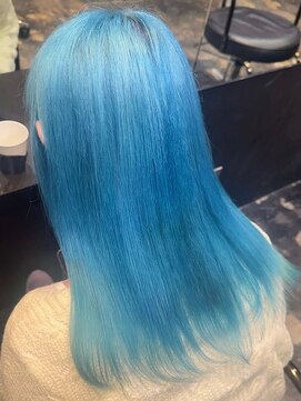 エノア 東京(ENORE) アクアブルー/ブリーチ/ダブルカラー/ハイトーンカラー