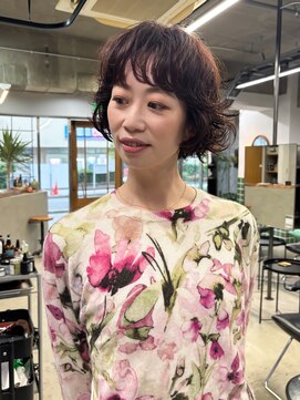 ゴブンノロク(GOBUN NO ROKU) 担当　竹橋/ショートボブパーマ