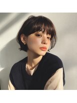 エッジ ヘア メイク(edge hair +make)&nbsp;カット/ショート/ボブ/前髪/顔回り/レイヤー/韓国/流山