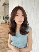 アグ ヘアー オルト 新瑞橋店(Agu hair olto)&nbsp;《Agu hair》カジュアル外巻セミ×numberA.ベースケアミルク