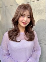 ロンドシトリン 四条烏丸(Lond citrine)&nbsp;ミルクティーベージュ/クラゲヘア/顔周り/シースルー/四条烏丸