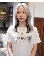 グッドフェローズ キタホリエ(GoodFellas kitahorie) 透明感ハイトーンレイヤーインナーカラーブリーチデザインカラー