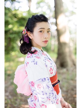 ヘアスペース リズム グリーン(Hair space Rizm green) きゅんと爽やか！浴衣アレンジ！！