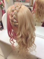 エヌエービー 池袋店(N.A.B.) ラインストーン【編み込みカチューシャ】(ヘアセット)