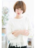 伸ばしかけにGOOD！丸みショート