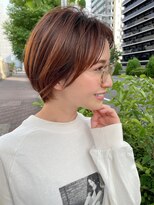 アールヘアーデザイン 千種(r hair design)&nbsp;千種30代40代横顔美人ハンサムショート